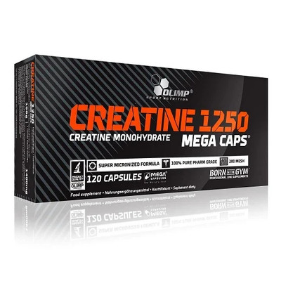 Olimp Creatine 1250 Mega Caps 120 Kapseln   Kreatin Monohydrat  1250 mg pro Cap