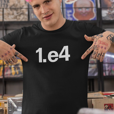KINGS PAWN OPENÖFFNUNG 1.e4 ALLE GRÖSSEN + FARBEN (Schach inspirierte Königinnen Gambit Nerd Geek