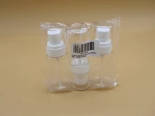 3 100ml Transparent Plastic Perfume Spray Bottle Toner Travel bottle Empty