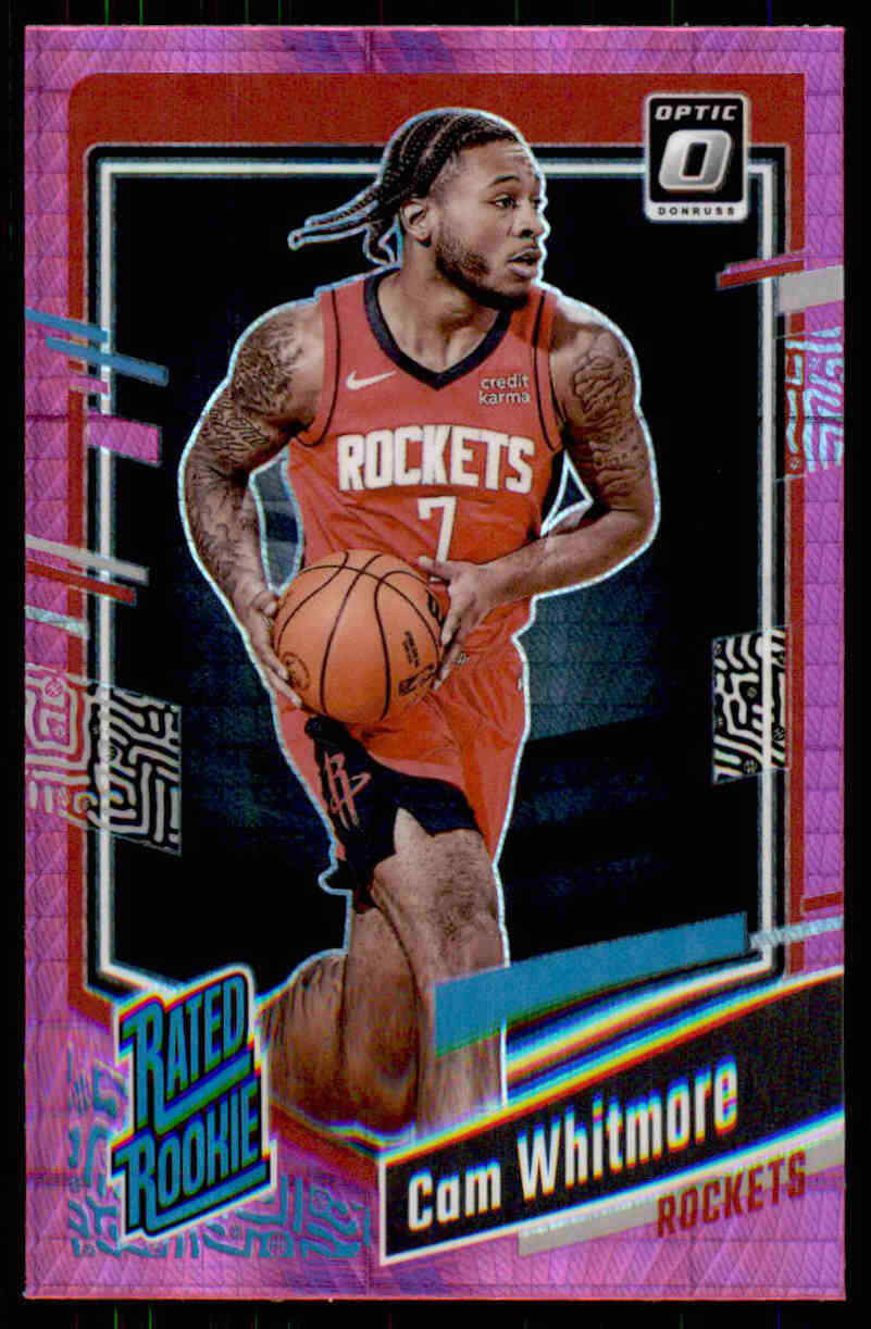 2023-24 Donruss Optic #217 Cam Whitmore Hyper Pink