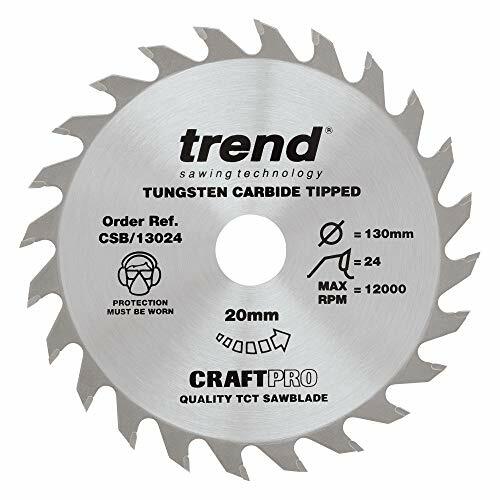 Trend CSB/13024 Craft Saw Blade 130 mm x 24 Teeth x 20 mm (n6a)
