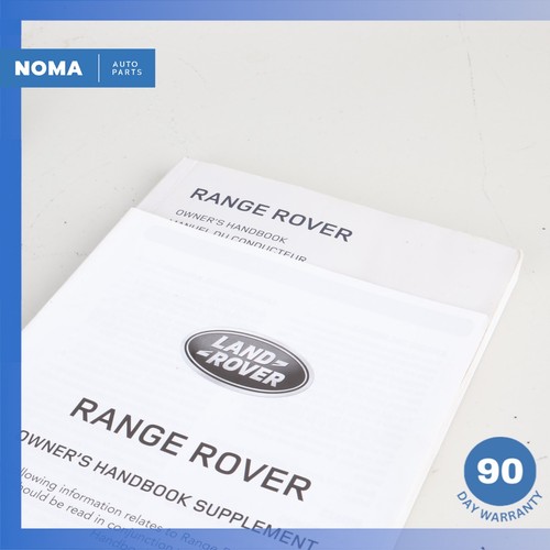 2014 LR Range Rover L405 Owner's Operator's Manual Book Assembly OEM - Picture 2 of 23