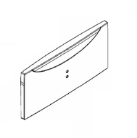 Original Liebherr 7428821 Schubladenblende Blende Vorne KüHlschrank Abdeckung