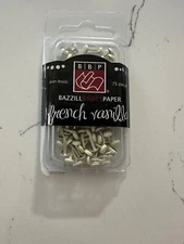 Bazzill Basic Paper French Vanilla 5mm Brads 75PC Scrapbooking Crafts Art Album