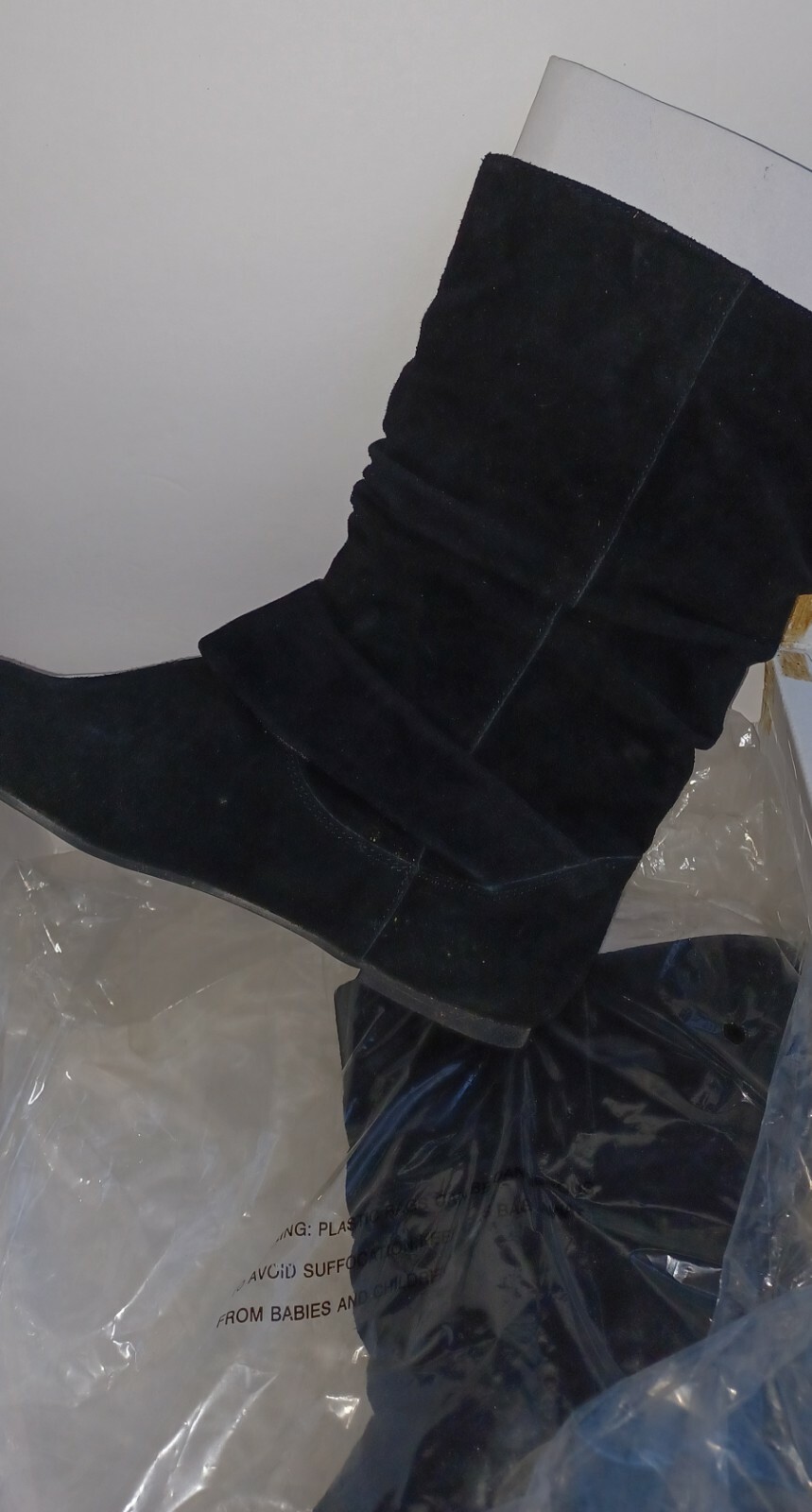 Ripple Boots Suede Black 