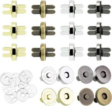 Magnetic Bag Clips Fasteners 14/18mm  Replacement Handbag Latch Buckle Repair uk