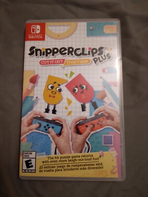 Snipperclips Plus: Cut It Out, Together (Switch, 2017) Complete With Box CIB