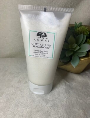 NEW ORIGINS CHECKS AND BALANCES FROTHY FACE WASH 5oz BRAND NEW!