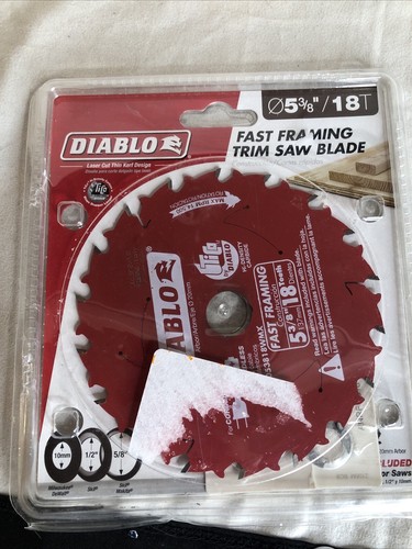 Diablo 5-3/8in. x 18-Teeth Fast Framing Circular Saw Blade for Wood - Picture 2 of 4