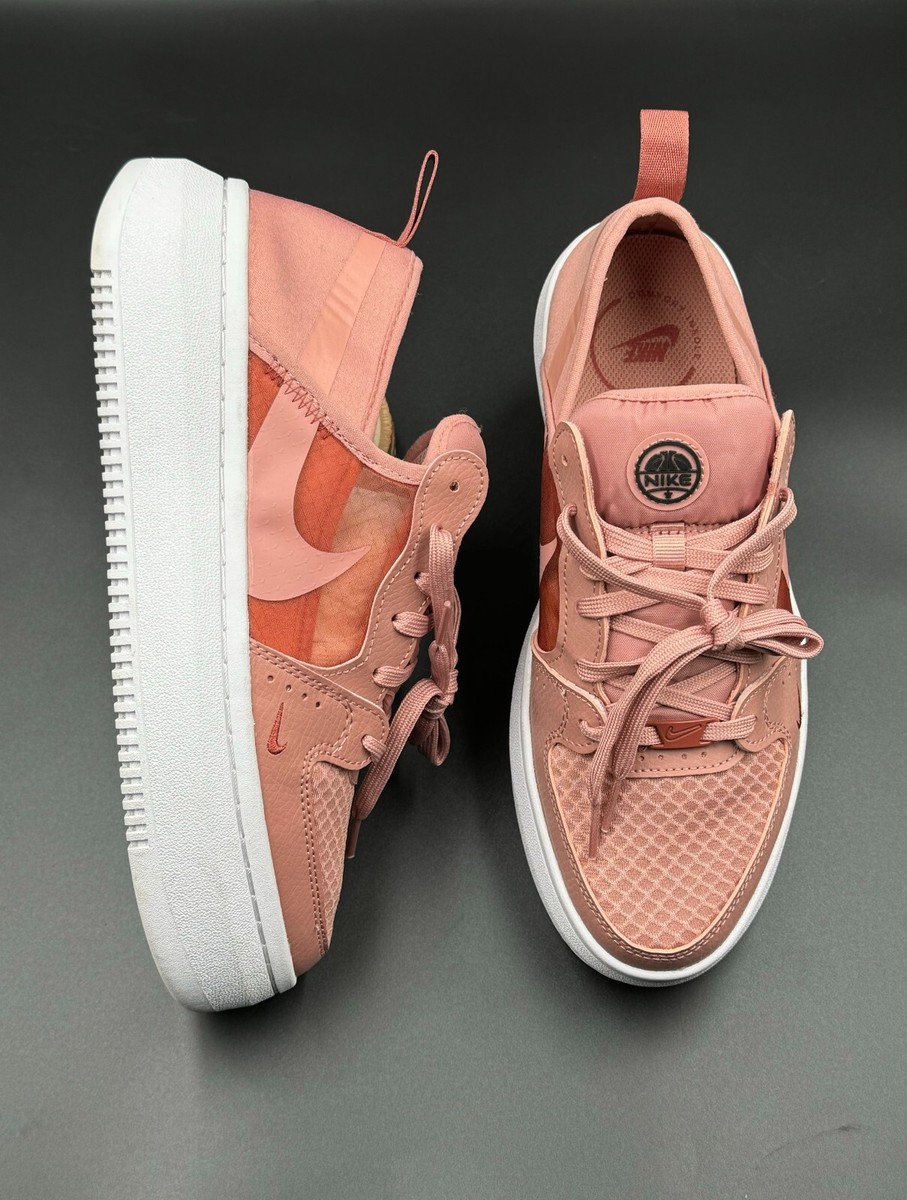 Size 9 - Nike Court Vision Alta TXT Rust Pink W | eBay