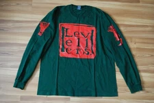 VINTAGE THE LEVELLERS 1990s SINGLE STITCH LONG SLEEVE T-SHIRT SCREEN STARS BEST
