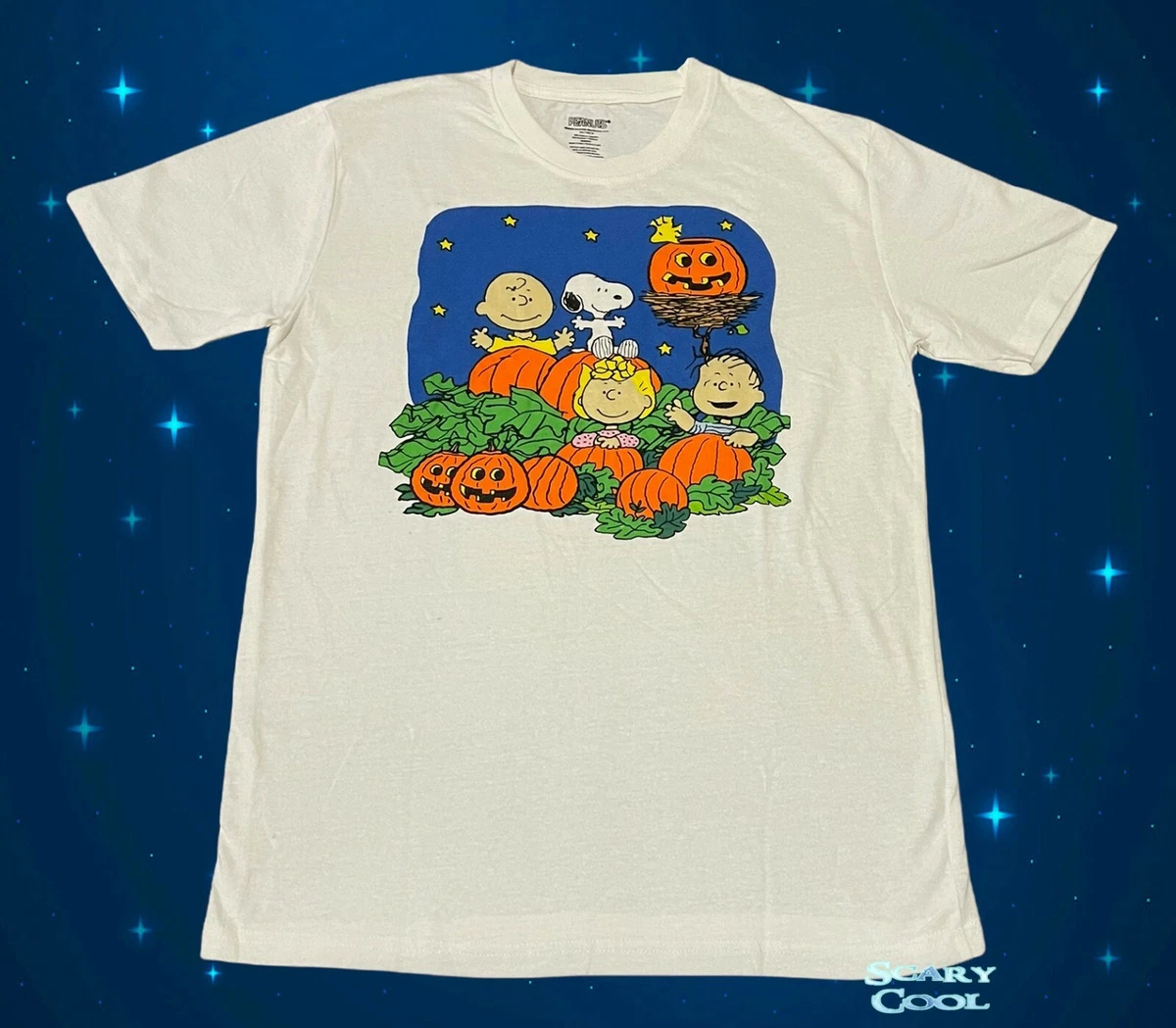 New Peanuts Charlie Brown It s The Great Pumpkin Mens White