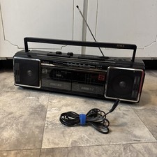 AIWA CS-W100 Stereo Radio Cassette TESTED Both Cassettes Working