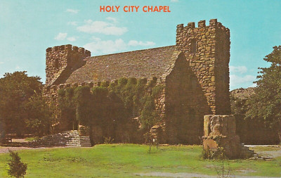 Postcard OK Lawton Oklahoma Holy City Chapel Wichita Mountains Easter  G26