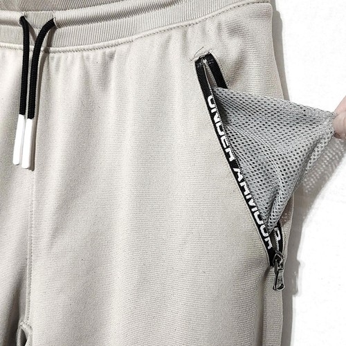 LOT OF 2 UNDER ARMOUR PENNANT TAPERED TRACK PANTS JOGGERS YOUTH XL BLACK CREAM - Picture 8 of 13