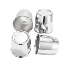 4Pcs 3.13 in Wheel Center Caps Chrome Push Through 3.13" Diameter, 3.31" Height