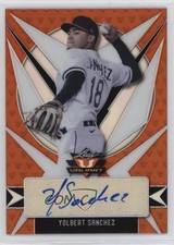 2021 Leaf Valiant Orange 5/99 Yolbert Sanchez #BA-YS1 Auto i6j