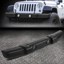 FOR 07-18 JEEP WRANGLER TEXTURED FRONT HOOD LOWER BUMPER COVER W/FOG LIGHT HOLES