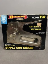 Arrow Model T50 Pro Heavy Duty Staple Gun Taker W/ Box