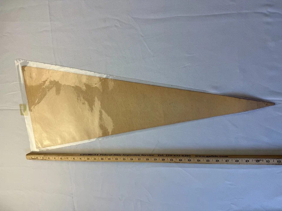 Vintage MLB Baltimore Orioles Memorial Stadium Team Logo Baseball Pennant - Image 4 of 4