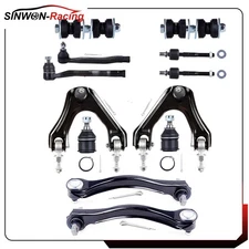 12PC Kit For Honda Accord Acura CL Sway Bar Tie Rod Control Arm Ball Joint Part