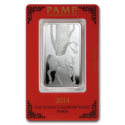 1 oz Silver Bar - PAMP Suisse (Year of the Horse) | eBay