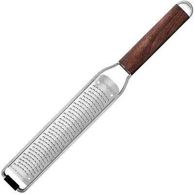 Microplane Zester Reibe Walnussholz Master Serie Küchenreibe Edelstahl
