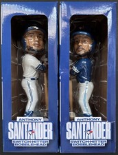 2025 Toronto Blue Jays Anthony Santander Switch Hitter Bobblehead Set x2 SGA