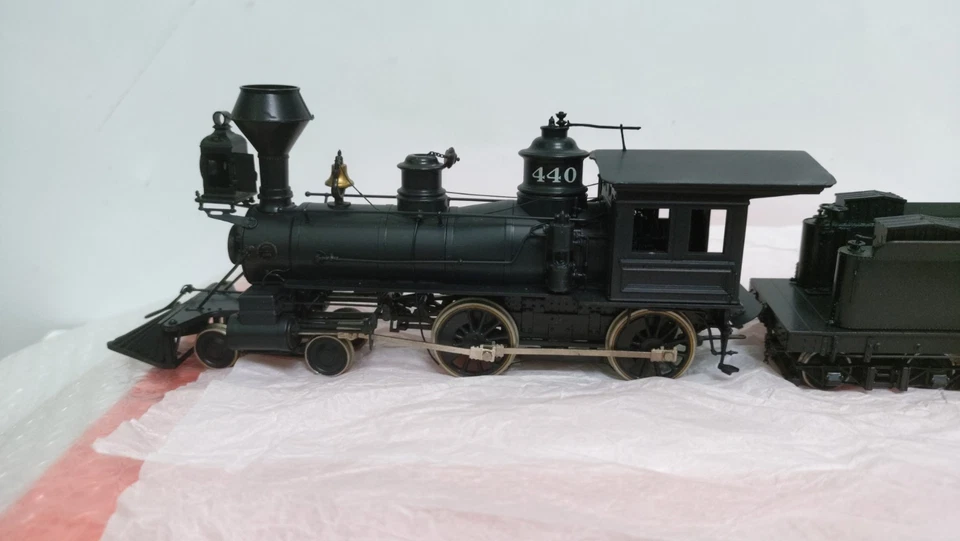 PSC Brass Baldwin 4-4-0 Steam Locomotive - On3 scale - Image 3 of 4