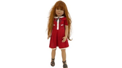 Künstlerpuppe Puppe Monika Levenig Vinyl Puppe 100 cm. Guter Zustand siehe Fotos