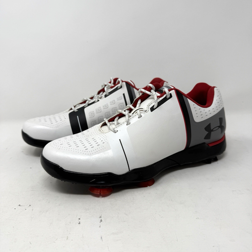 Under Armour Golf Shoes Cleats Spikes Youth 1301154-108 Size 6Y EUC - Picture 2 of 11