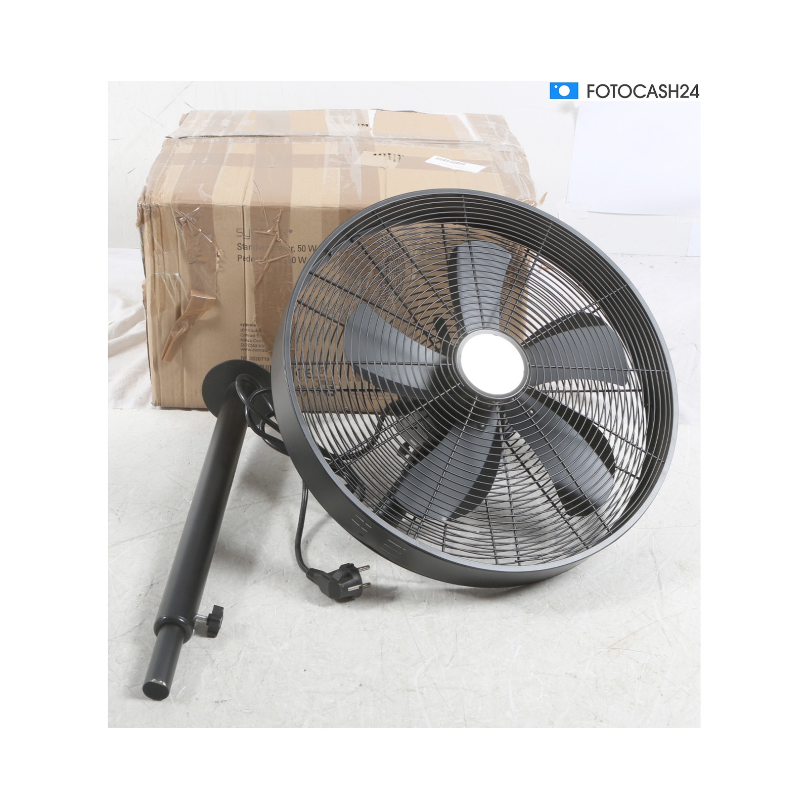 Sygonix Stand Fan, 50 W + Defective (287774)