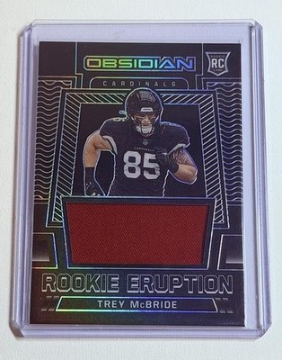 2022 Panini Obsidian #RE-TMC Trey McBride Rookie Eruption #/100