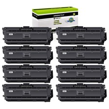 8PK Black CF360A Toner Fit for HP 508A Color LaserJet Enterprise MFP M577f M577c