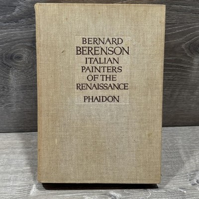 Vintage Italian Painters Of The Renaissance Berenson Phaidon Tan HC UK 1956
