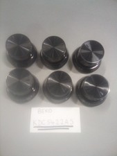 Genuine Beko KDC5422AS Cooker Knobs Set Of 6 Black