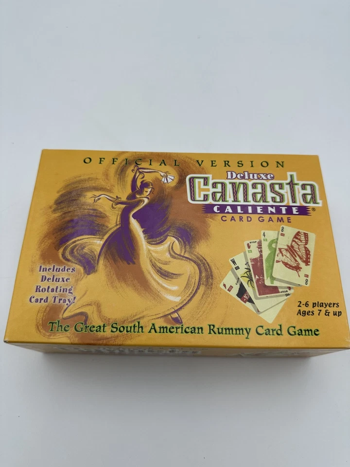 Deluxe Canasta Caliente Rummy Card Game Rotating Tray Complete Official Turning - Image 2 of 4