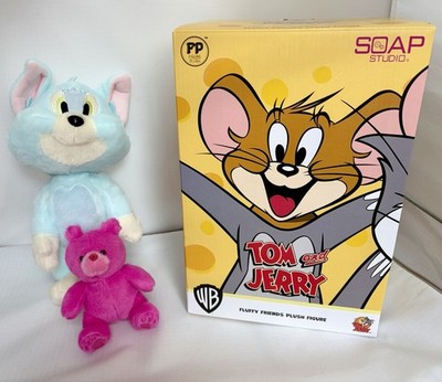 Soap Studio Tom & Jerry Fluffy Friends Plush Figure RARE 2% New but Opened