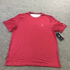 Spyder Rash Guard Shirt Mens Large Red Swim Surf Sun Protection Tee S923076