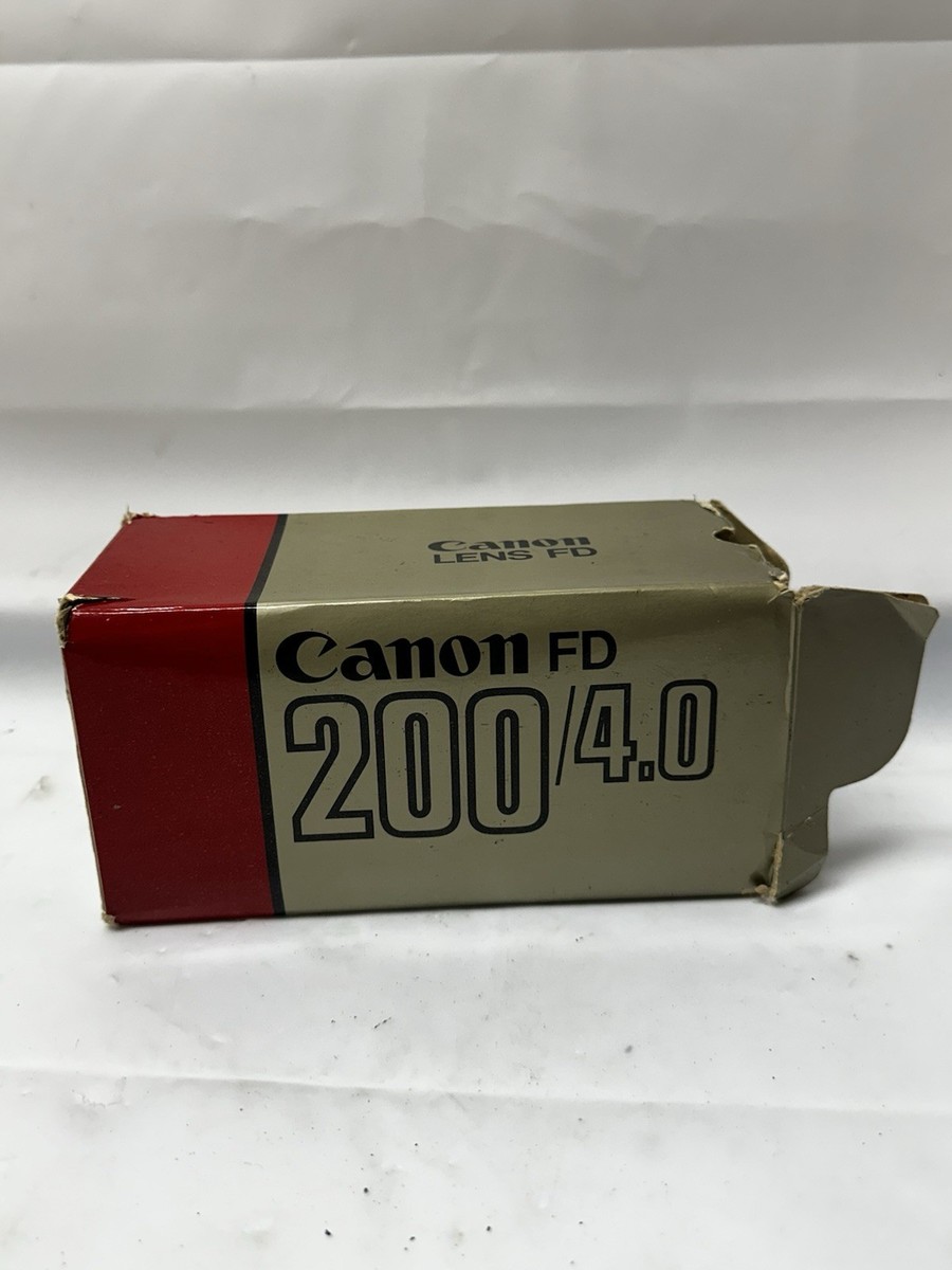 MINT in Box] Canon New FD NFD 200mm F4 Telephoto MF Lens for A-1 F