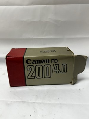 [MINT in Box] Canon New FD NFD 200mm F4 Telephoto MF Lens for A-1 F-1 AE-1 JAPAN