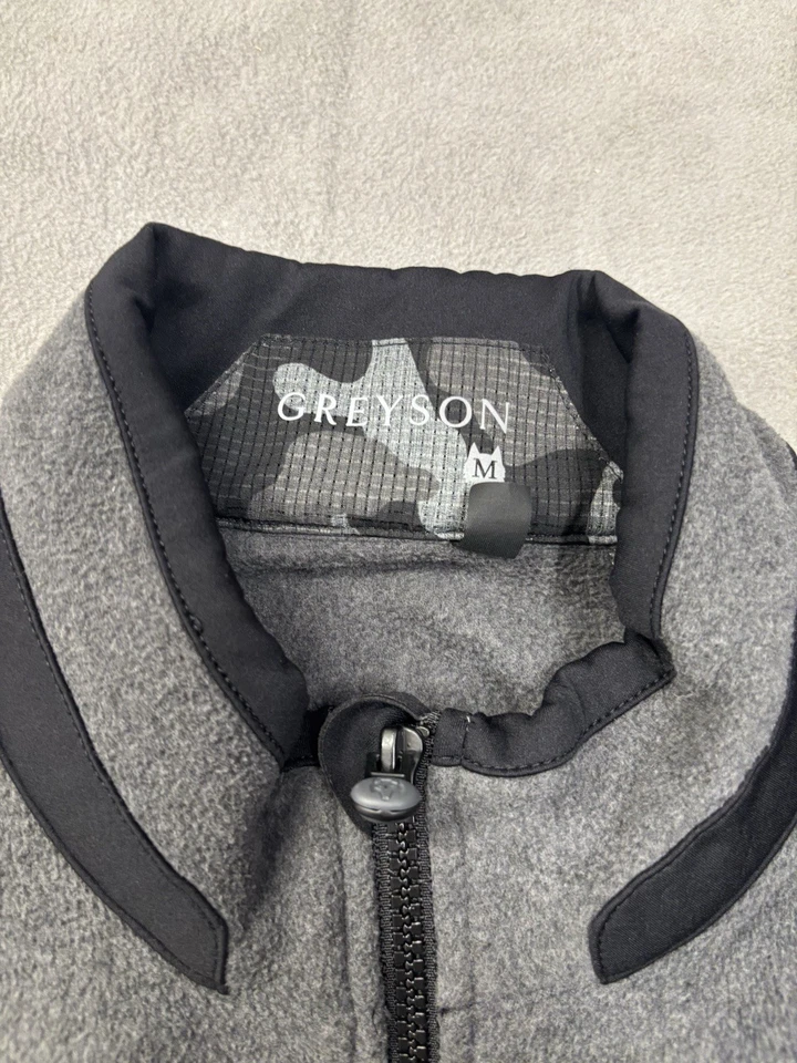Chaleco Greyson Para Hombres Talla MEDIANO Wolf Sequoia Lux Híbrido Cremallera Completa Golf Foto 2 de 4