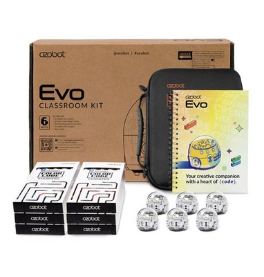 Ozobot Evo 6 Bot Classroom Kit | Ages 5-11 | STEM Coding for Schools