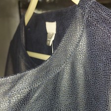 NWT 159 Chico's Open Front Jacket Lg SLV Mid-Length Kings Navy size 1P 8/10 
