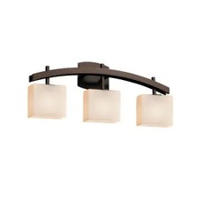 Justice Design Group FSN-8593-55-OPAL-DBRZ - Bathroom Fixtures Indoor Lighting