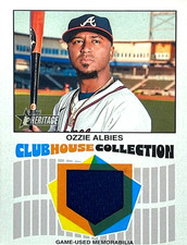 2025 Topps Heritage Clubhouse Collection Relics#CCR-OA Ozzie Albies Patch