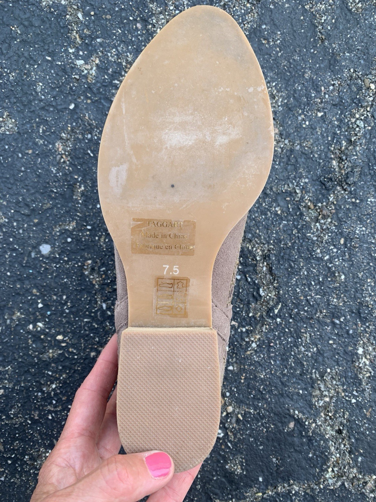 Jeffrey Campbell Tan Suede Boots Booties Size 7.5 - image 3