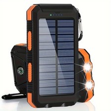 2026 Super 10000000mAh USB Portable Charger Solar Power Bank For Cell Phone