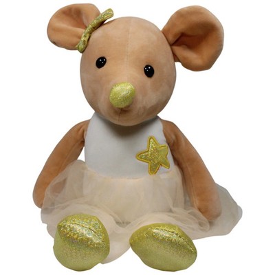 Axiom XL Schlenker Maus mit Tutu Kuscheltier 40cm Gebraucht