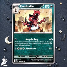 Krookodile 66/94 Phantasmal Flames Uncommon Pokemon TCG Card NM Art Ryuta Fuse